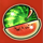golden 7 christmas melon symbol icon