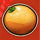 golden 7 christmas orange symbol icon