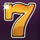 golden 7 classic seven symbol icon