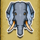 golden antelope elephant symbol icon