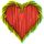 golden bear mountain heart symbol icon
