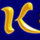 golden book k symbol icon