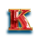 golden catch k symbol icon