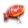 golden catch red fish symbol icon