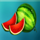 golden chance powerpoints watermelon symbol icon