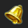 golden crown 40 bell symbol icon