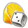 golden crown extreme dice lemon symbol icon