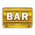 golden diamonds 5 extreme bar symbol icon