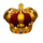 golden dollars golden cash crown symbol icon