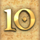 golden dunes 10 symbol icon
