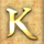 golden dunes k symbol icon