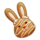 golden egg hunt bunny cookie symbol icon