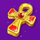 golden egypt cross symbol icon