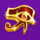 golden egypt eye symbol icon