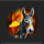 golden explosion donkey symbol icon