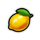 golden fruit vegas classic lemon symbol icon