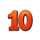 golden gills number 10 symbol icon