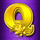 golden goddess q symbol icon