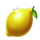 golden joker plus lemon symbol icon
