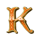 golden knight k symbol icon