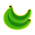 golden lemon banana symbol icon