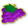 golden lemon deluxe grape symbol icon