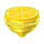 golden lemon fruit symbol icon