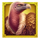 golden lion wheel of fortune vulture symbol icon