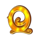 golden magic beans q symbol icon