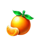 golden mouse orange symbol icon
