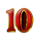 golden phoenix rings of fortune number 10 symbol icon