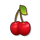golden pig cherry symbol icon