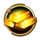 golden piggy bank golden ingots symbol icon