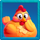 golden piggy farm chicken symbol icon
