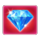 golden piggy megaways blue diamond symbol icon