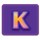 golden piggy megaways letter k symbol icon