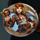 golden pirate woman symbol icon