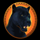 golden princess panther symbol icon