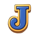 golden railway journey j symbol icon