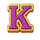 golden railway journey k symbol icon