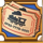 golden railway journey ticket symbol icon