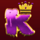 golden wolf mega reels k symbol icon