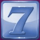 goldfire7s blue seven symbol icon