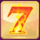goldfire7s yellow seven symbol icon