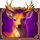 goldhorn wild herd stag symbol icon