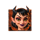 good girl bad girl 2 devil symbol icon