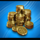 good luck 40 lines gold coin symbol icon