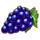 grand money purple grapes symbol icon