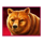 great buffalo hold n win bear symbol icon