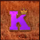 great golden buffalo k symbol icon